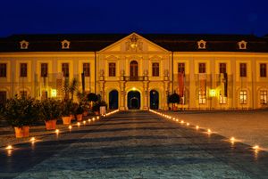 Residenzschloss Ludwigsburg am Abend