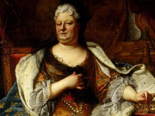 Schloss Heidelberg, Porträt Liselottes von der Pfalz, Hyacinthe Rigaud, um 1713