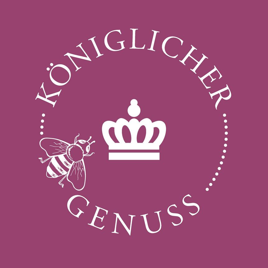 Gestaltung: Staatliche Schlösser und Gärten Baden-Württemberg, JUNG:Kommunikation GmbH Etikett des Honigs „Landesgold“