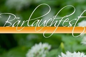 Titelmotiv des Bärlauchfestes in Kloster Lorch