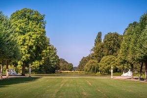 Schloss und Schlossgarten Schwetzingen, Blick über den Großen Weiher 