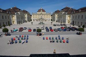Residenzschloss Ludwigsburg, Blick in den Ehrenhof Ludwigsburg  