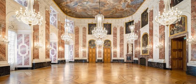 Barockschloss Mannheim, Innen, Rittersaal