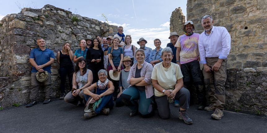Burg Rötteln, Event, Ausgrabung, Grabungsteam