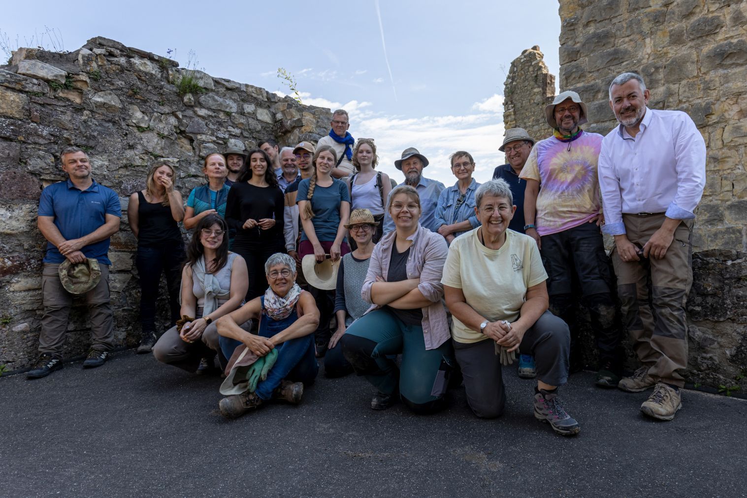 Burg Rötteln, Event, Ausgrabung, Grabungsteam