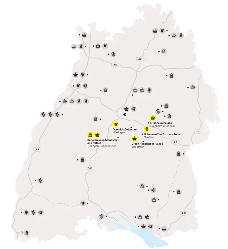Illustration: Staatliche Schlösser und Gärten Baden-Württemberg, JUNG Kommunikation GmbH A rural idyll around Tübingen