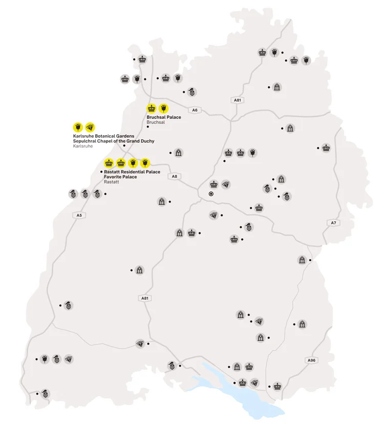 Illustration: Staatliche Schlösser und Gärten Baden-Württemberg, JUNG Kommunikation GmbH Karlsruhe & surrounding area