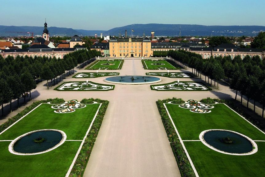Château et Parc de Schwetzingen, côté jardin