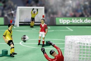 Motiv zur Aktion „Tipp-Kick“ der Staatlichen Schlösser und Gärten Baden-Württemberg