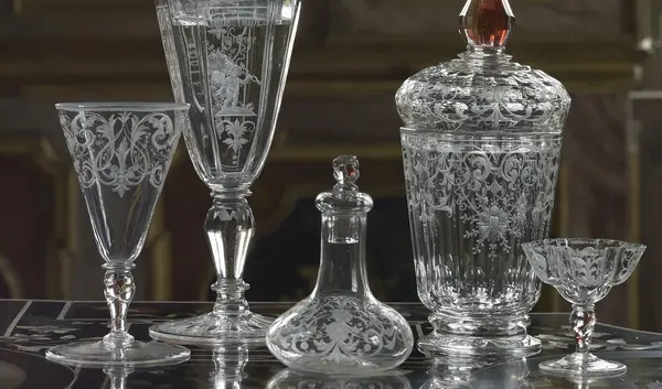 Foto: Staatliche Schlösser und Gärten Baden-Württemberg, Martine Beck-Coppola Schloss Rastatt Favorite, historische Glassammlung