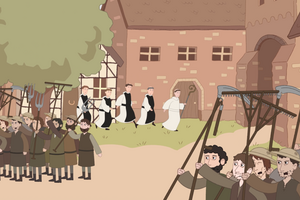 Ausschnitt aus dem Film "Klostersturm"