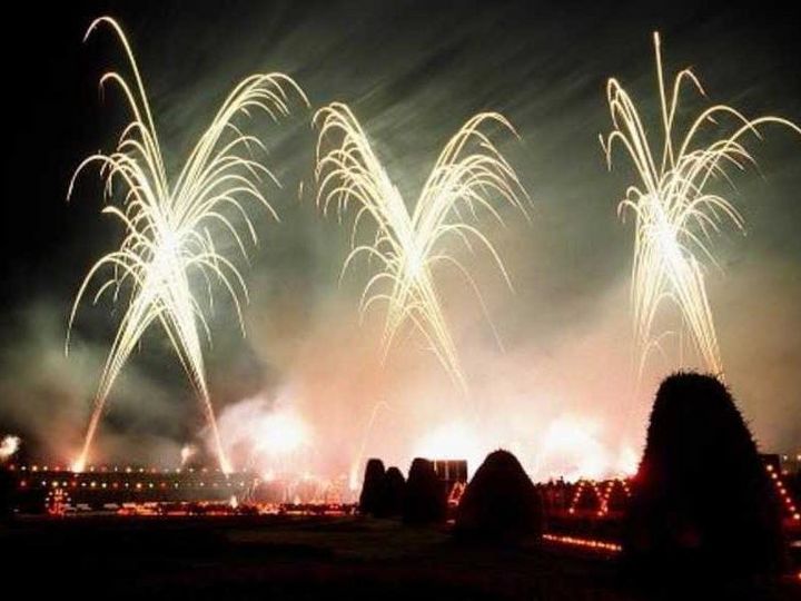 Residenzschloss Ludwigsburg, bei Feuerwerk