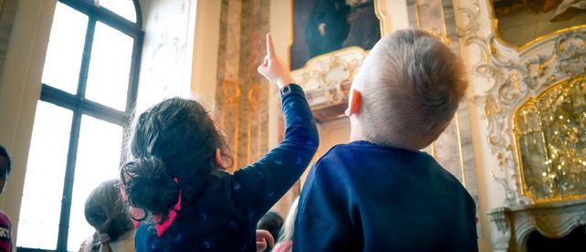 Schloss Bruchsal, Kinder im Schloss