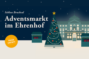 Schloss Bruchsal, Werbemotiv zum Adventsmarkt