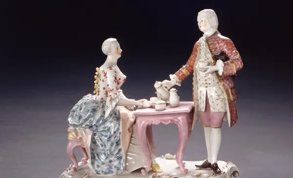 Foto: Landesmediencentrum Baden-Württemberg Residenzschloss Ludwigsburg, Frankenthal Lück Kaffeetrinker